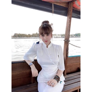 bộ lam bướm cột eo - lụa cao cấp