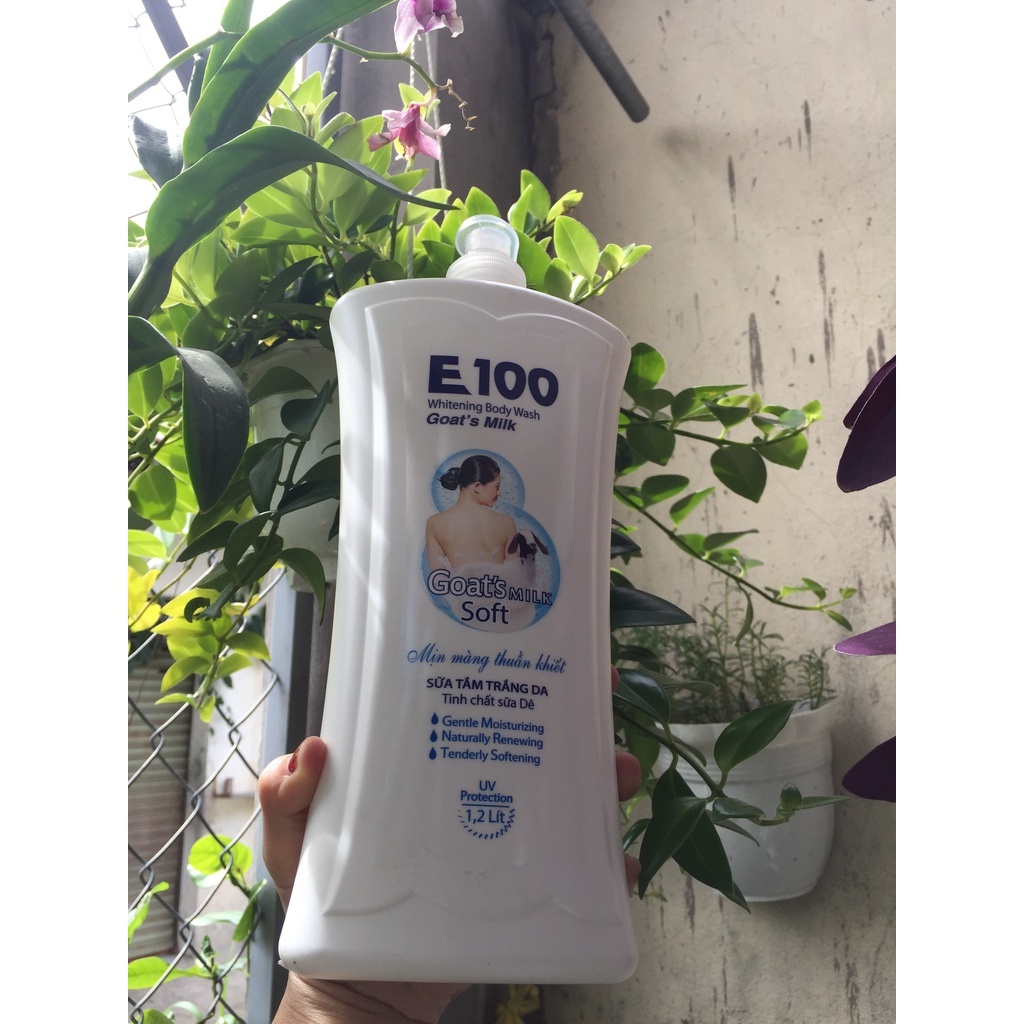 SỮA TẮM TRẮNG DA TINH CHẤT SỮA DÊ E100