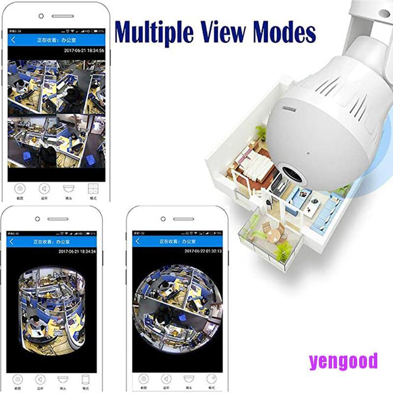 Camera ẩn hình bóng đèn xoay 360 độ 1080P HD
 | BigBuy360 - bigbuy360.vn