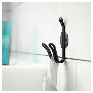 Móc đôi treo đồ màu đen SVARTSJÖN - IKEA
