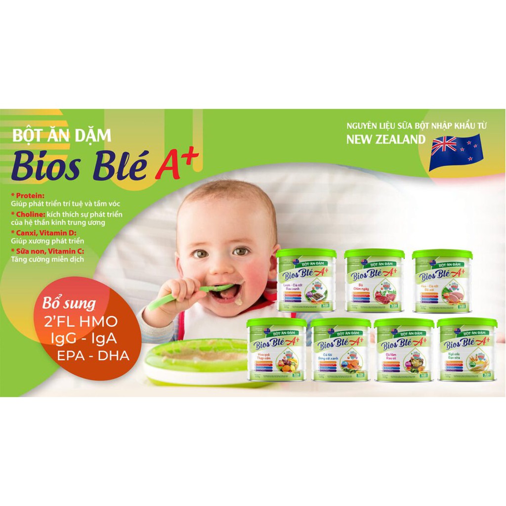 BỘT ĂN DẶM BIO BLÉ A+