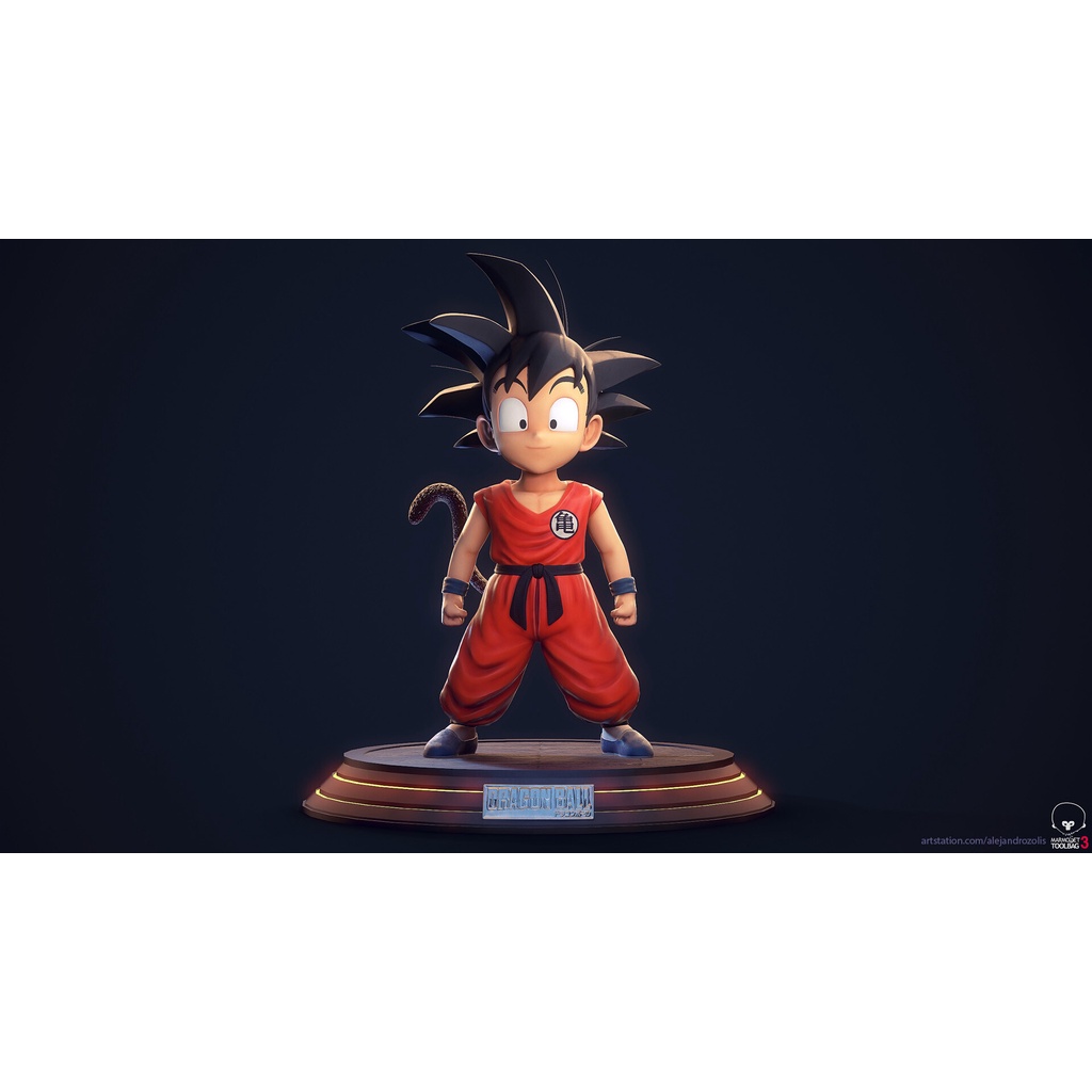 File In 3D Mô Hình Goku Kid Dragon Ball | Hitechzone.Vn