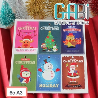 Bảng tag giấy Noel (nhiều mẫu)