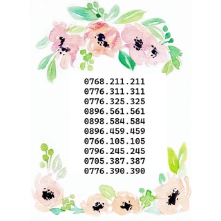 Sim số đẹp taxi giá rẻ, sim dễ nhớ