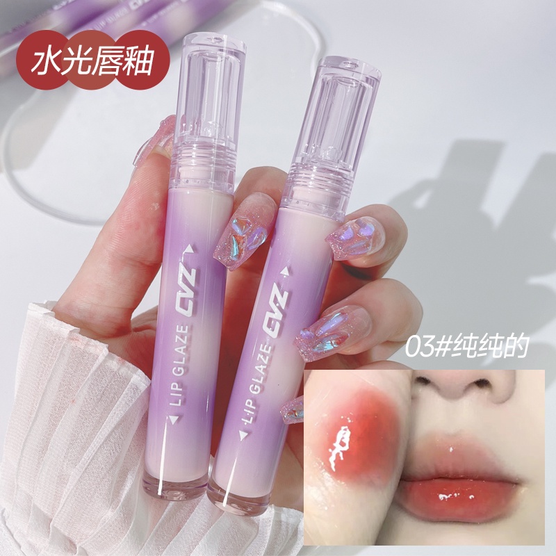 Son Bóng Dạng Lỏng Dưỡng Ẩm Lâu Trôi Chống Thấm Nước Màu Tím CVZ NO.C149