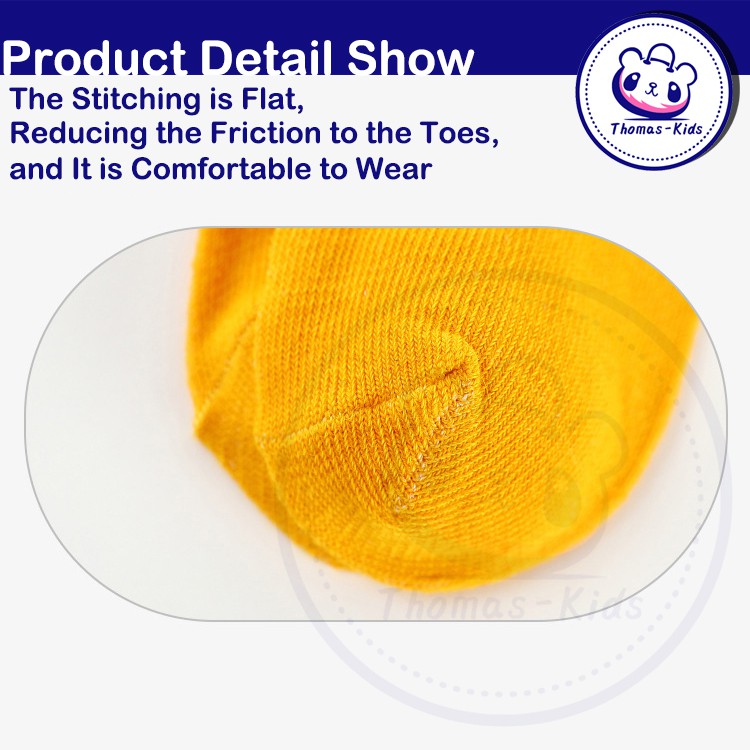 [THOAMS KIDS] Set 5 Đôi Tất Cotton In Hình Dễ Thương Cho Bé Từ 1-11 Tuổi