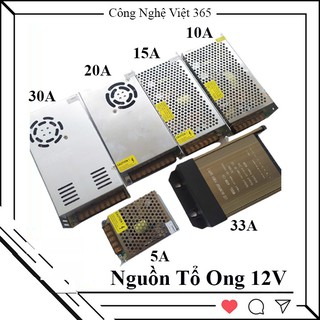 Nguồn Tổ Ong - Nguồn Xung 12V 5A- 10A- 15A- 20- 30A-33A Hàng chuyên dụng cho Camera, Đầu ghi hình, Máy Bơm