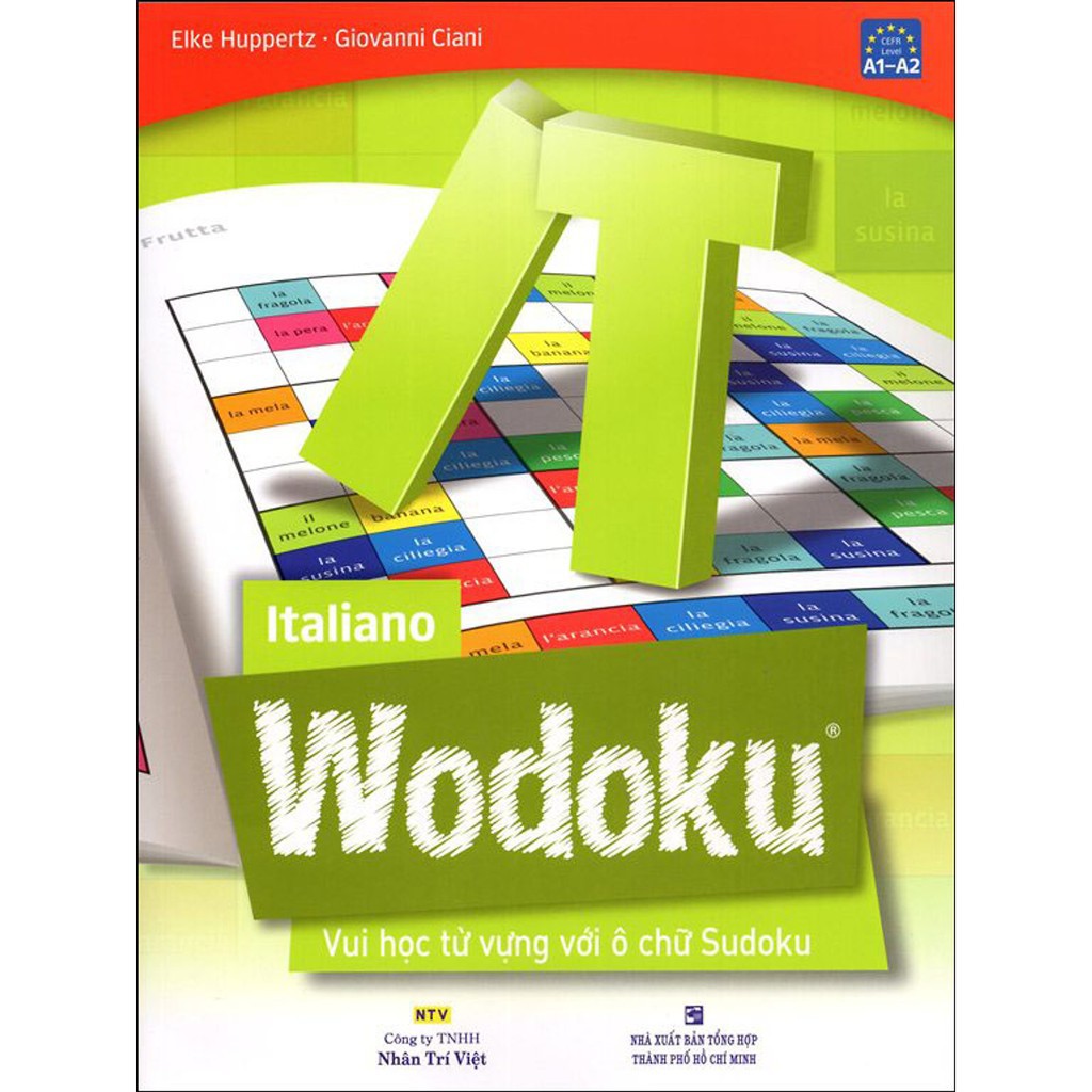 Sách - Italiano Wodoku: Vui Học Từ Vựng Với Ô Chữ Sudoku - NTV