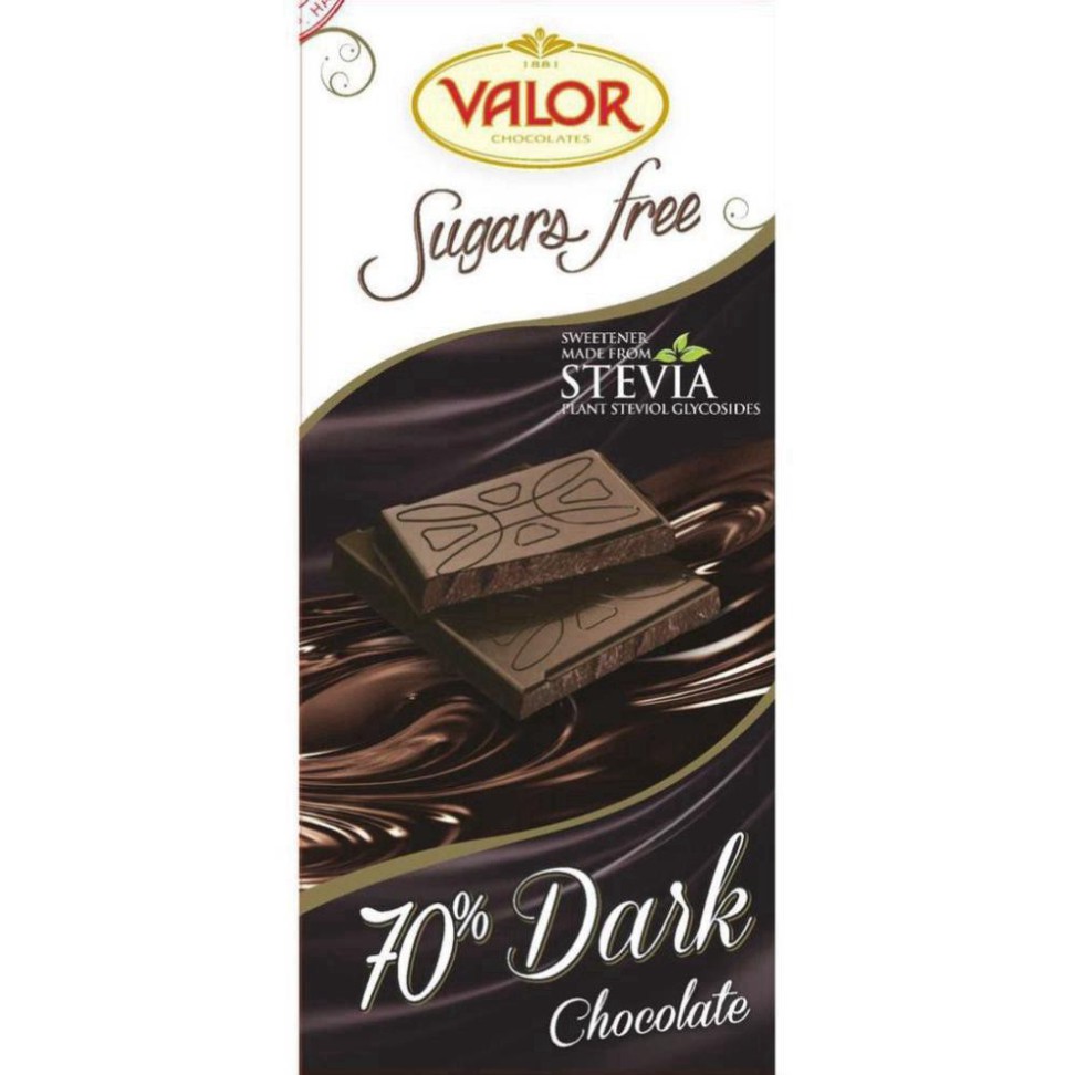 tuan01108 SÔCÔLA VALOR ĐẮNG 70% CACAO KHÔNG ĐƯỜNG 100G – MÃ: SCL0882 tuan01108