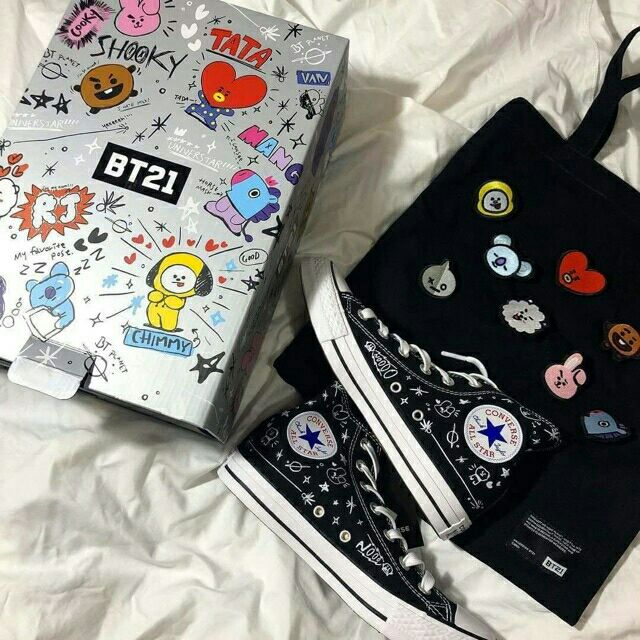 Giày Converse BT21 ( Ảnh thật 3 hình cuối )