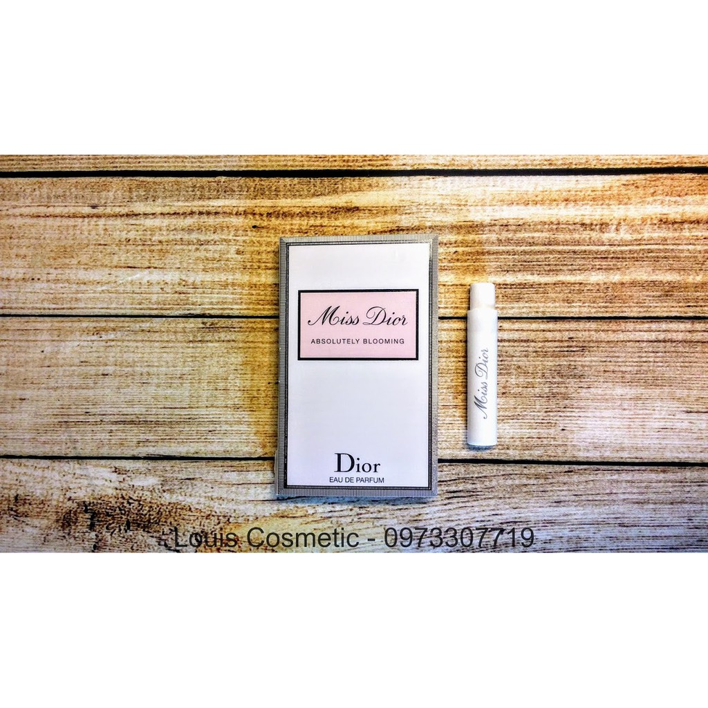 Miss dior absolutely blooming Vial dạng ống