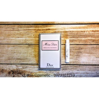 Miss dior absolutely blooming Vial dạng ống