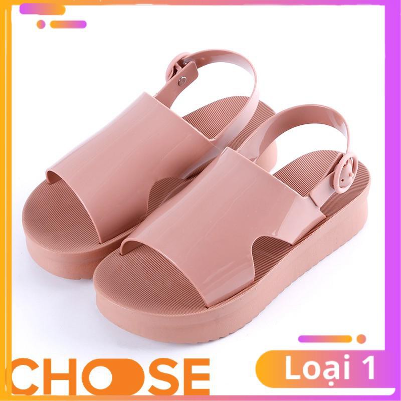Giày Nữ Cao Su Choose Sandal Nữ Quai To Kiểu Dáng Mới Năm 2019 Mẫu G1806