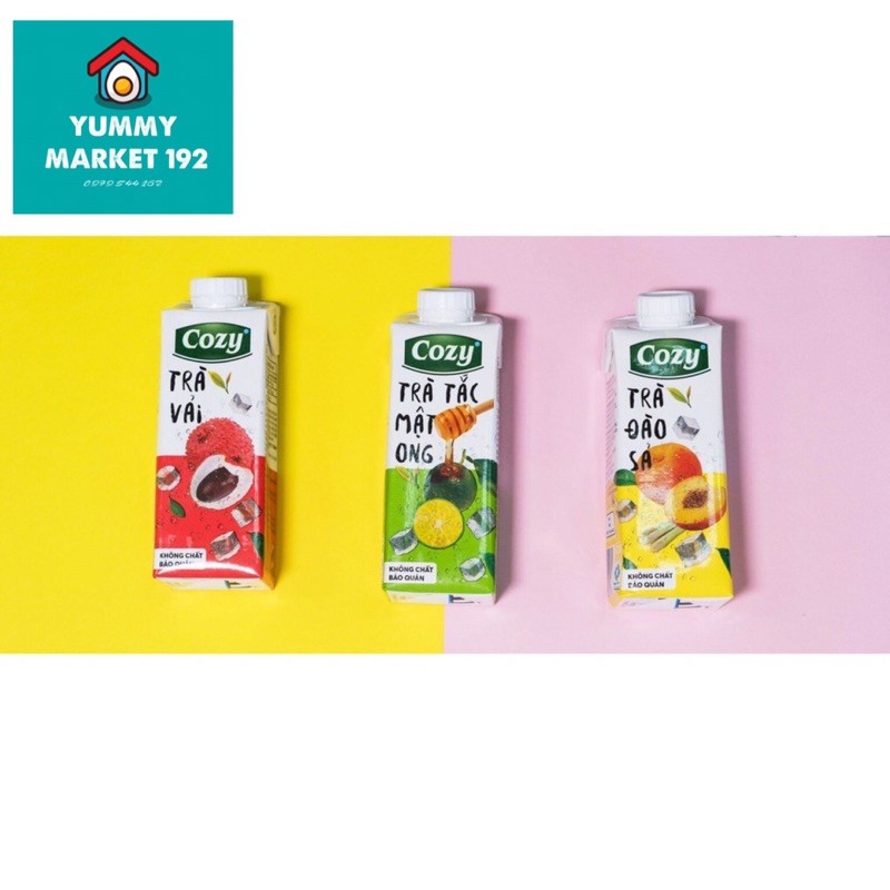 [Lẻ 1chai] Trà Cozy chuẩn 3 vị uống là mê