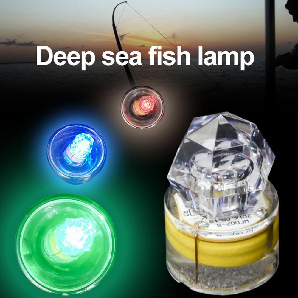 Mồi Câu Cá Phát Sáng Đèn LED Hình Giọt Nước Sâu