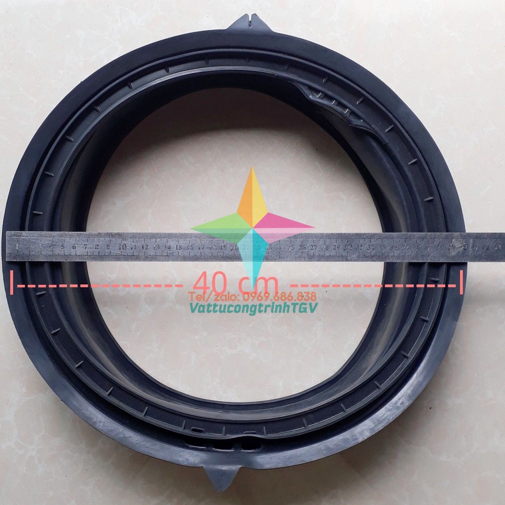 Gioăng ron cao su cánh cửa máy giặt AQUA Model D850A - D850A