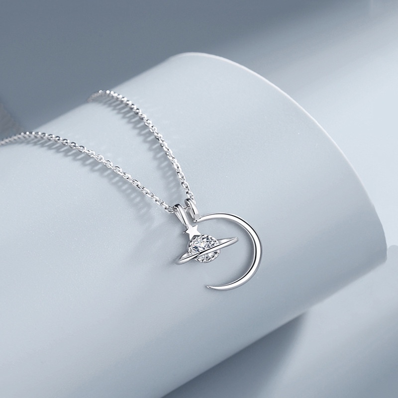 Vòng cổ Hình Hành Tinh Mặt Trăng Thời Trang Cho Nữ