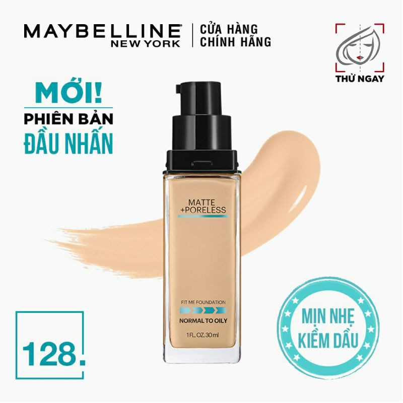 Kem Nền Mịn Nhẹ Kiềm Dầu Fit Me Maybelline New York Matte Poreless