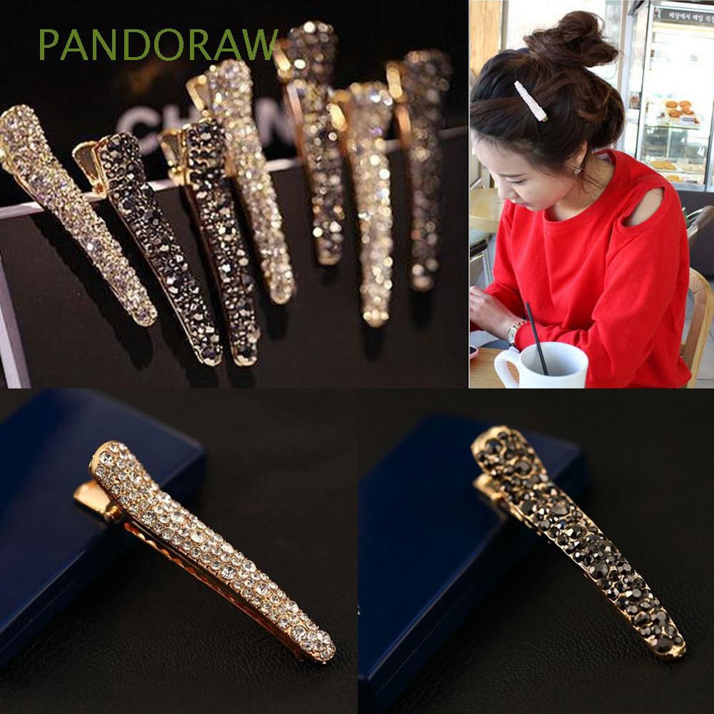 Kẹp tóc ngọc trai kim loại phong cách Hàn Quốc cho nữ ( 4 màu )