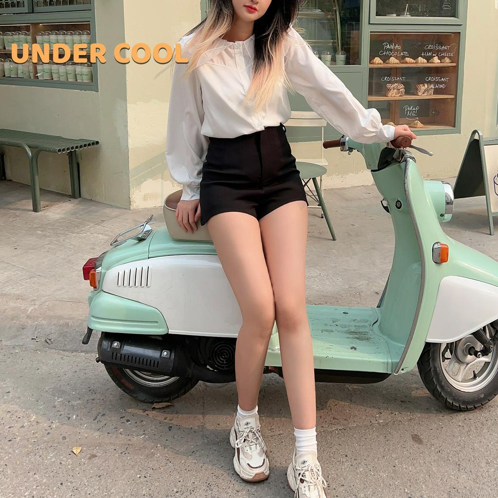Áo Sơ Mi Nữ UNDERCOOL Tay Bồng Cổ Sen Phối Ren Nhẹ Nhàng Trẻ Trung