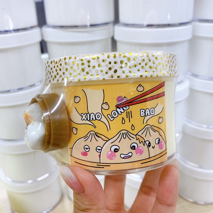 Slime Xiao long bao - Bánh bao (Chất slay) - Hương kem sữa - Đồ chơi xả stress