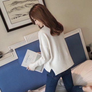 Áo len cổ 3 phân