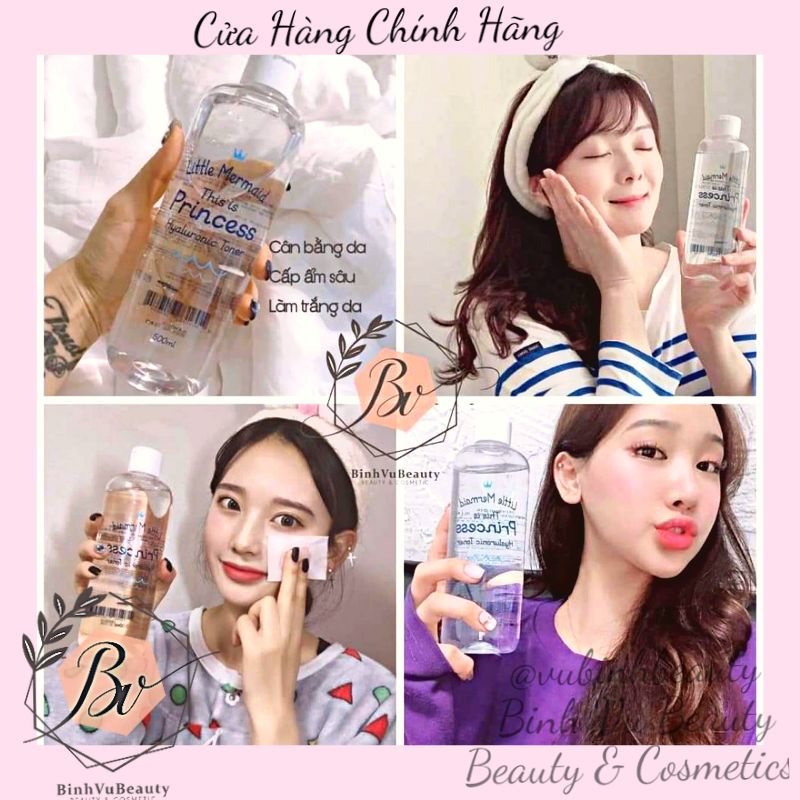 Nước hoa hồng Beauty Recipe Litlle Mermaid This Is Princess Hyaluronic Toner