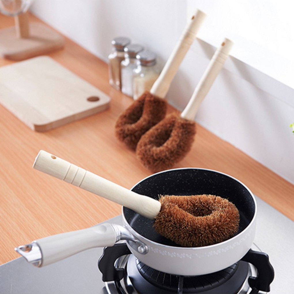 Bàn chải vệ sinh chén dĩa nhà bếp chống dính an toàn