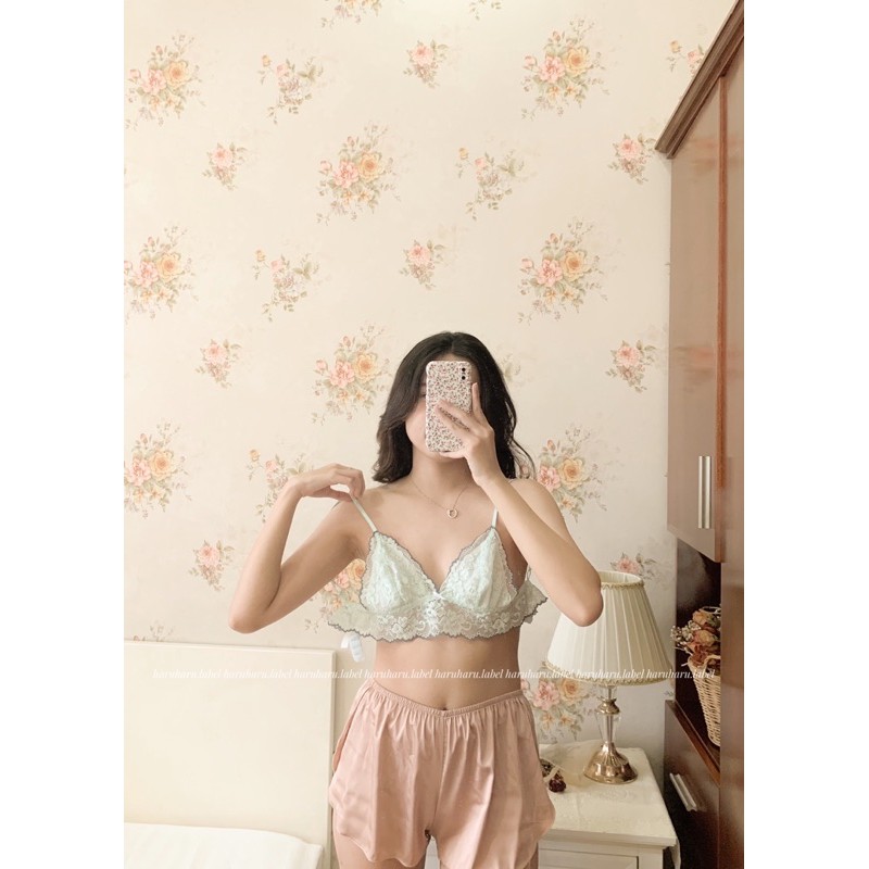 [Mã 252FASHIONSALE giảm 12% đơn 99K] Bluemint Set Bralette ren mềm mại xinh mát haruharu.label - Tự thiết kế | BigBuy360 - bigbuy360.vn