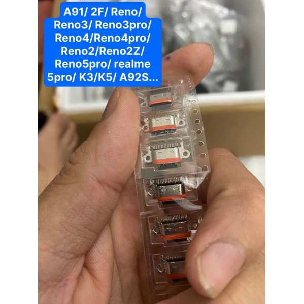 Chân sạc oppo a91 reno 2f reno 3 3 pro reno 4 4 pro reno 5 4G reno 6 realme 5 pro a92s