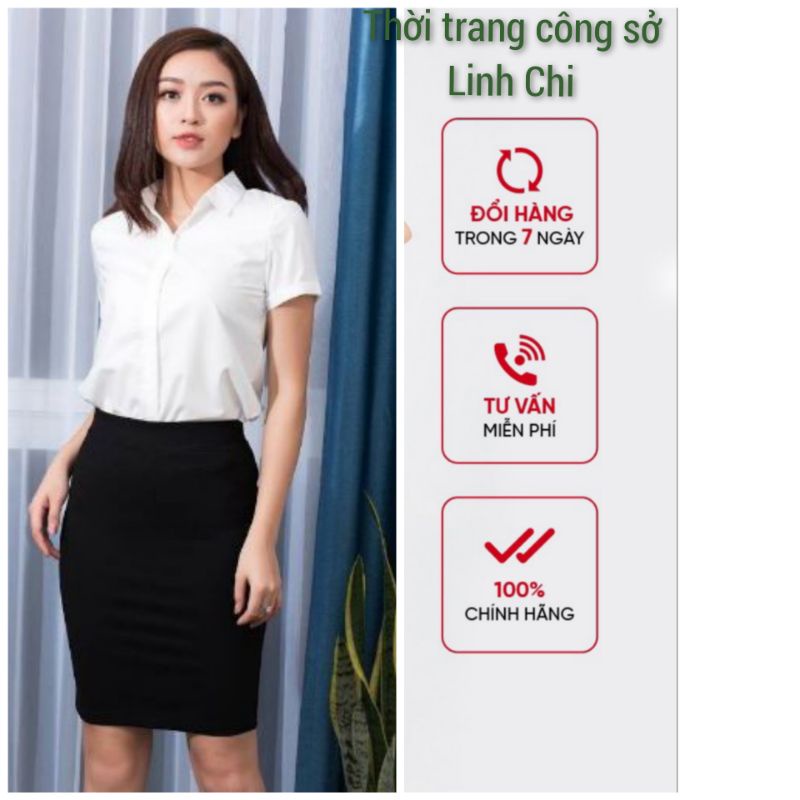 Chân váy công sở cao cấp Linh Chi CV29 form chuẩn, đẹp, mặc tôn dáng, sang trọng