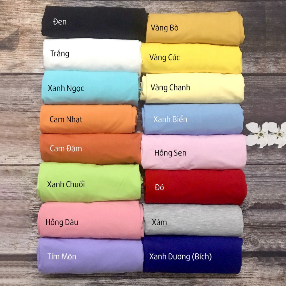 Áo Thun Trơn Tay Lỡ Unisex 🌸[FREESHIP] Nhiều Màu Nam Nữ Chất liệu cotton thoáng mát | BigBuy360 - bigbuy360.vn