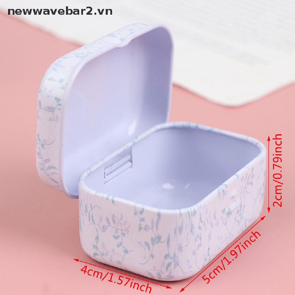 [newwavebar] Hộp Thiếc Mini Đựng Trang Sức / Kẹo / Tiền Xu