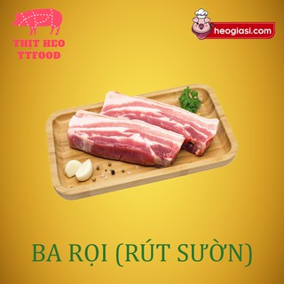 Ba rọi rút sườn -thịt heo nóng