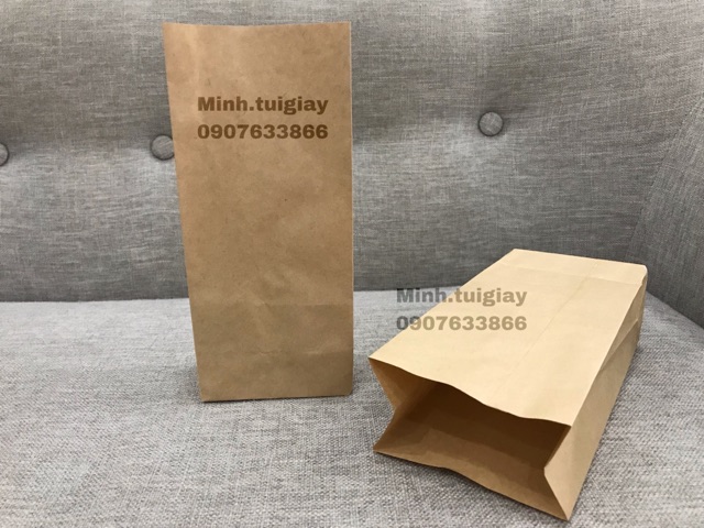 Túi giấy xếp hông size 12x28