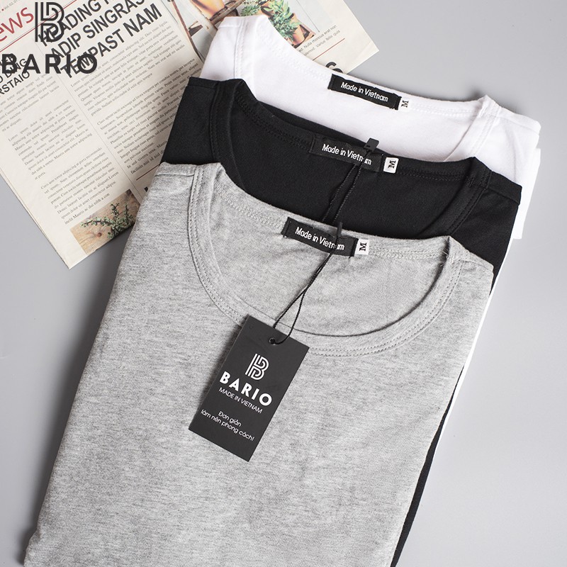 [XẢ KHO ÁO] Bộ 2 Áo Thun Phông Nam Trơn Cổ Tròn Body Cao Cấp Thoáng Mát