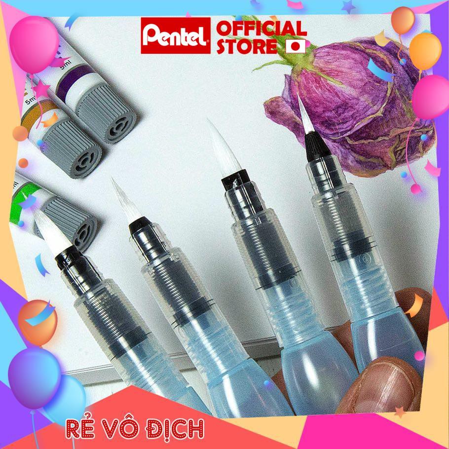 Pentel FRH | Cọ vẽ màu nước chuyên nghiệp | đầu mềm và dai chất lượng cao | thay thế cọ vẽ thông thường| Pentel Brushpen