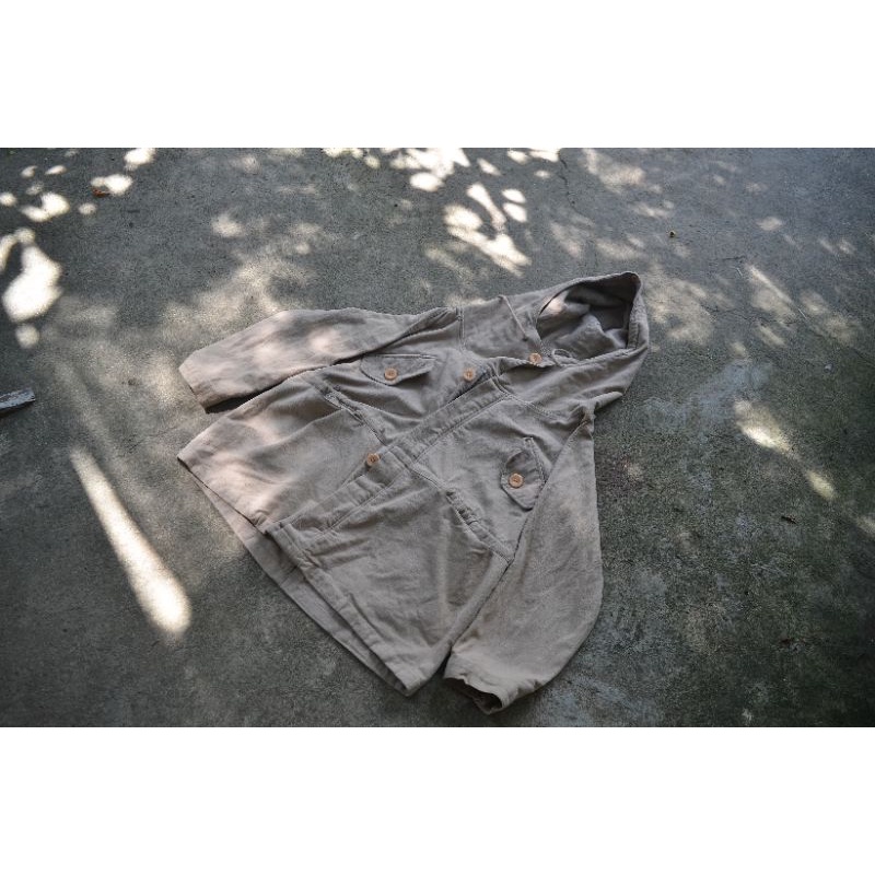 Áo parka kaki 2hand