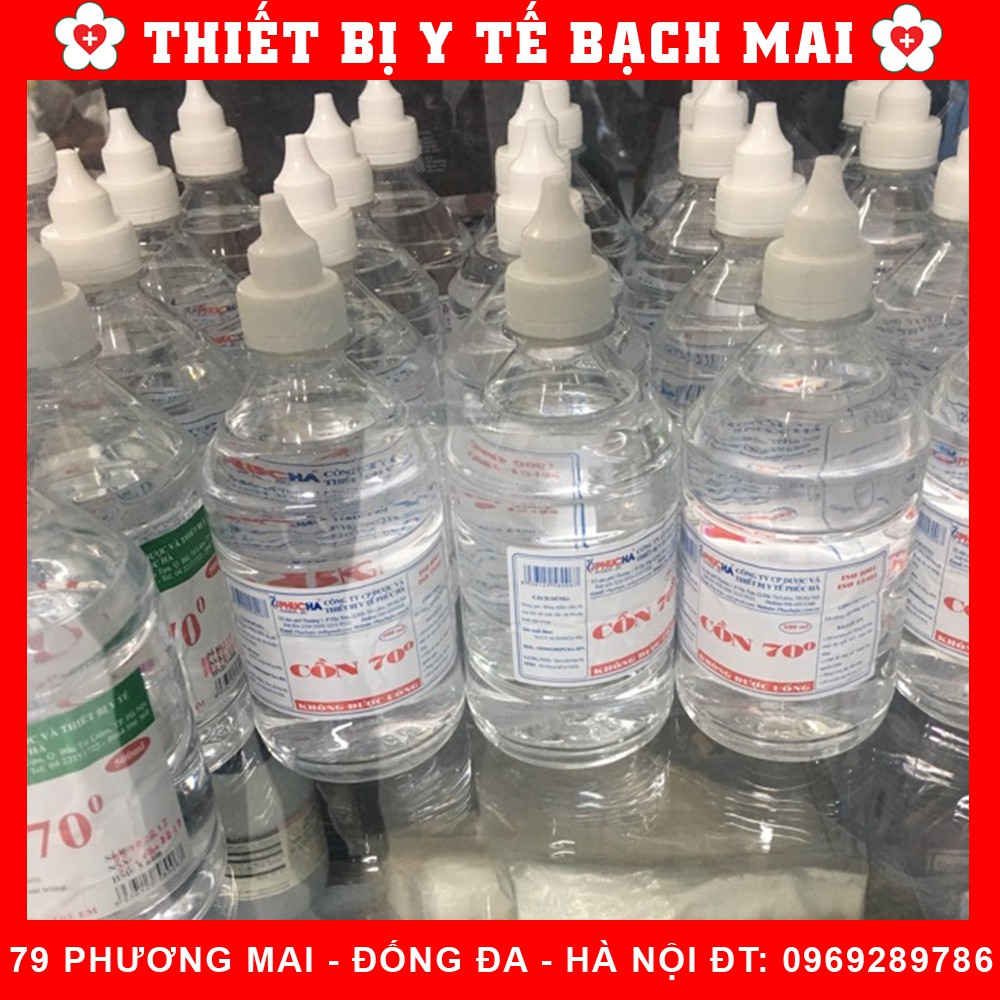 Cồn 70, 90 Độ Dùng Để Sát Khuẩn Tiệt Trùng Trong Y Tế, Spa [Chai 500ml]