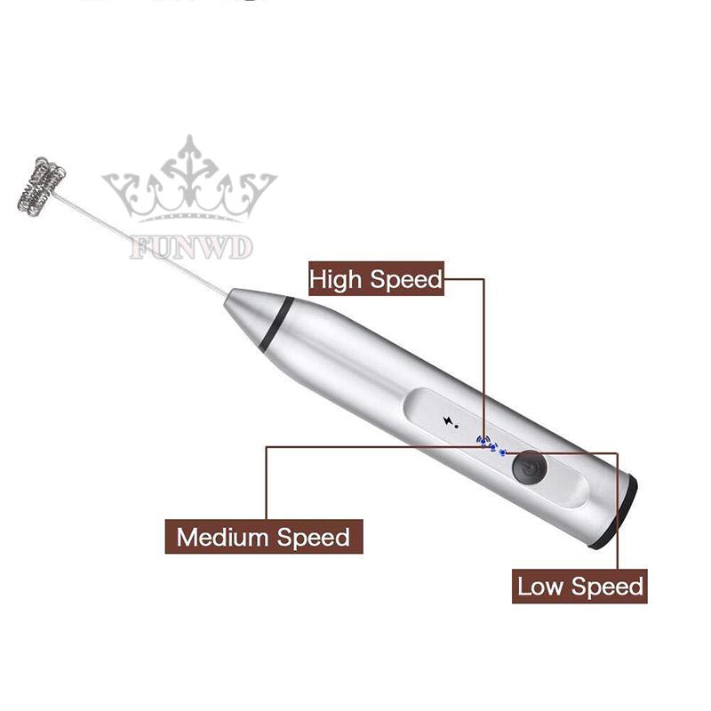 Máy Tạo Bọt Sữa Cà Phê Cầm Tay Sạc Usb