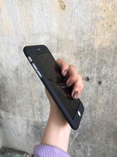 Ốp full 360 6plus hồng & đen 