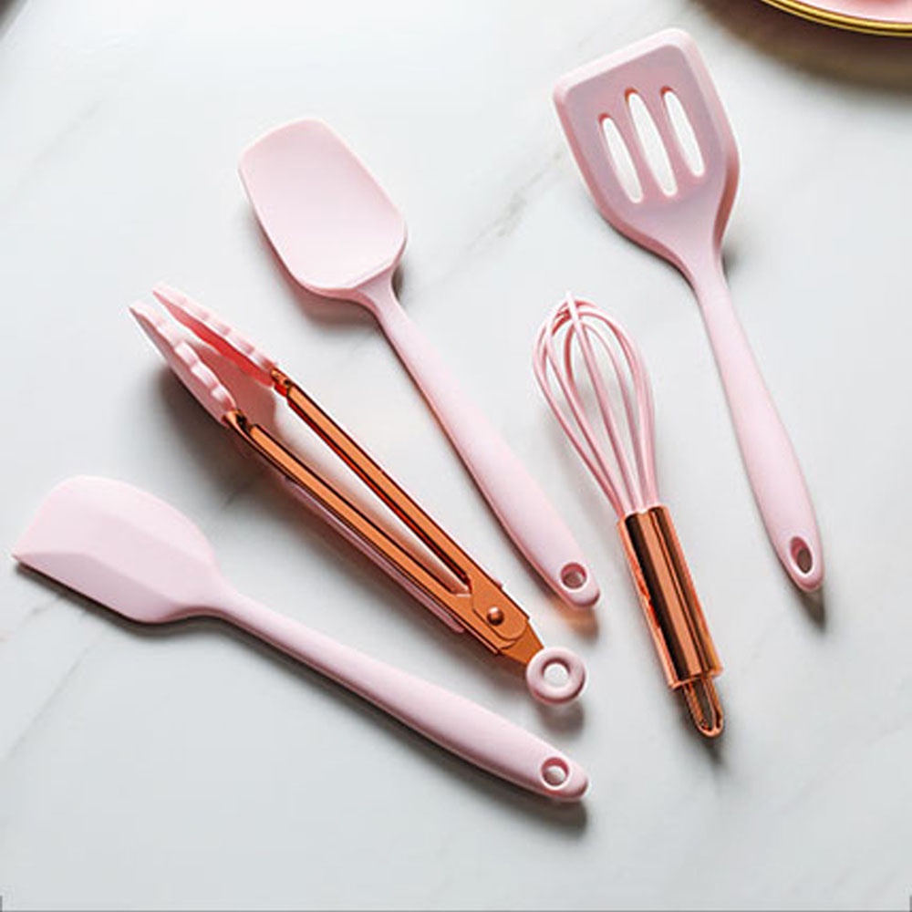 Xẻng silicone chịu nhiệt độ cao không dính tiện dụng dùng trong nấu ăn