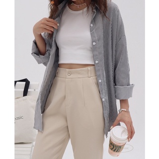 Quần baggy nữ màu be nhạt – Basic Baggy (light beige) – ufo.thebasic