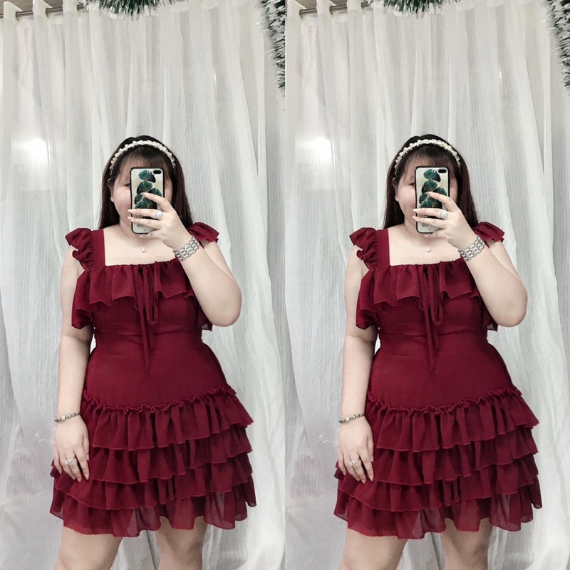 🔆 BIGSIZE 🔆 ĐẦM HOA TẦNG 💎