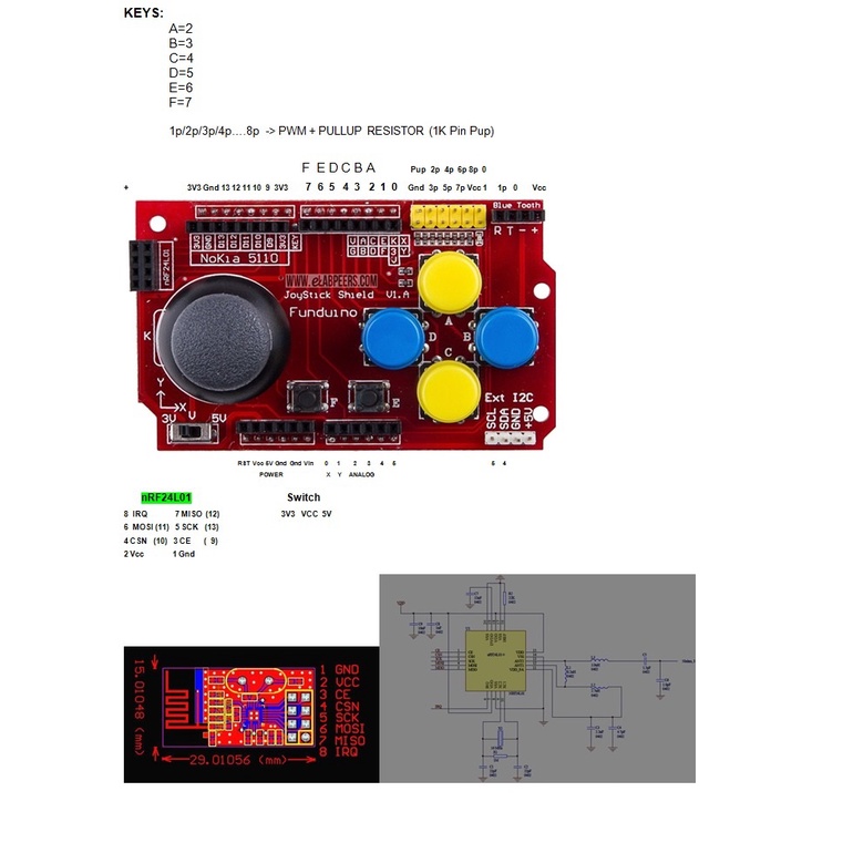 Mạch mở rộng JoyStick Shield