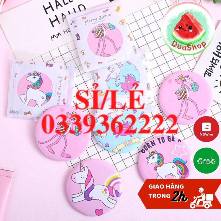 [ HAIANHSHOP ] Gương mini báo hồng, ngựa hồng phong cách Hàn Quốc - Gương cầm tay - Gương Bỏ Túi Loại Đẹp Duashop &gt;