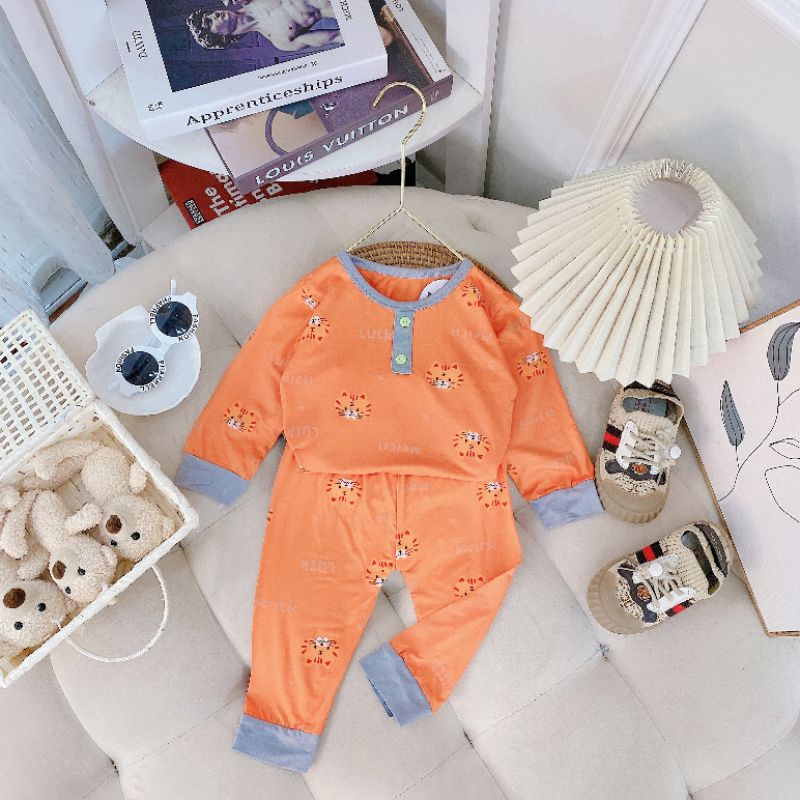 Siêu phẩm mới bộ dài tay trẻ em thun lạnh mikymom  cho bé trai gái