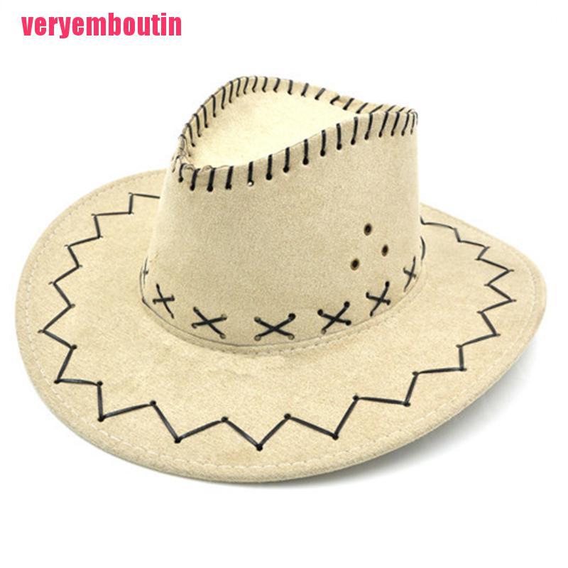 Mũ Xô Cao Bồi Unisex Có Dây Buộc Trưng Bày