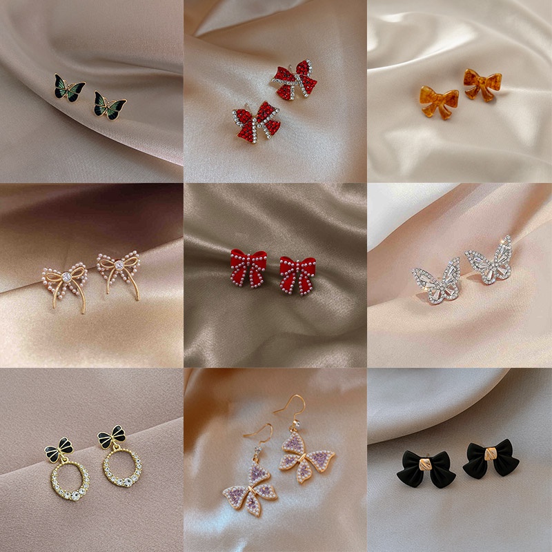 Bông tai thiết kế đơn giản hợp thời trang trẻ trung