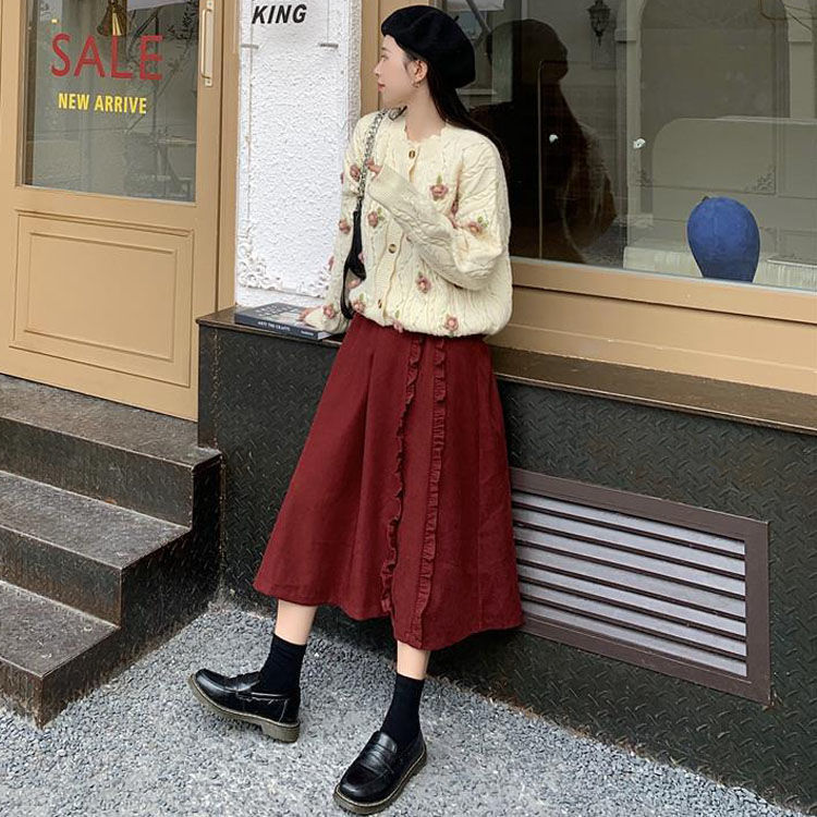 Chân Váy Nhung Đường Kẻ Bèo Thời Trang 2021 Dành Cho Nữ | BigBuy360 - bigbuy360.vn